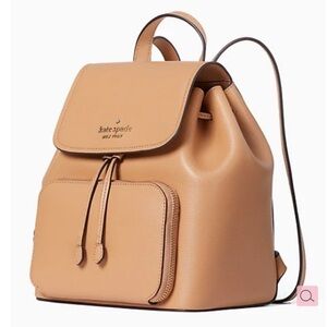 Kate Spade Tan Leather Backpack